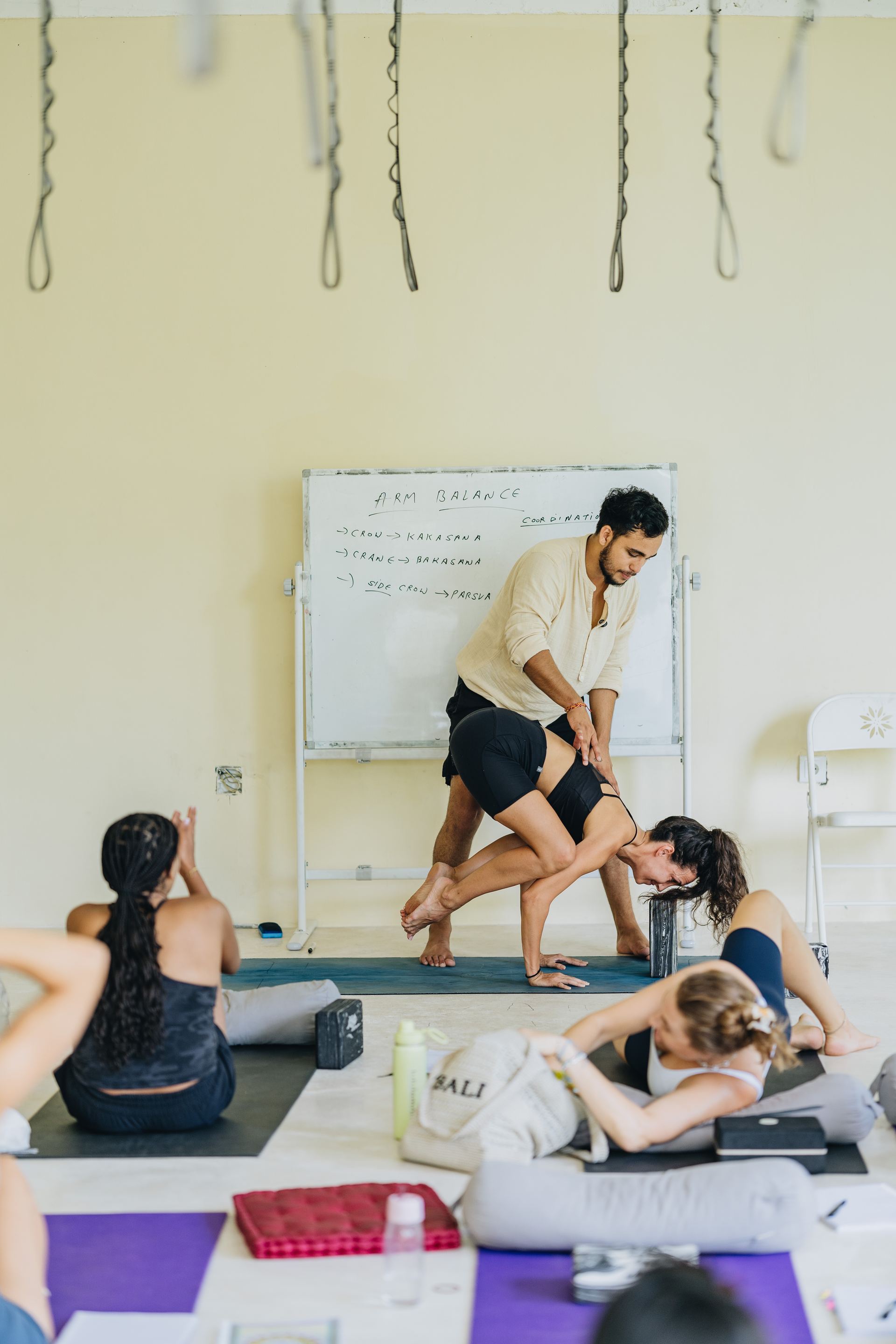 Private one-on-one yoga mentorship session